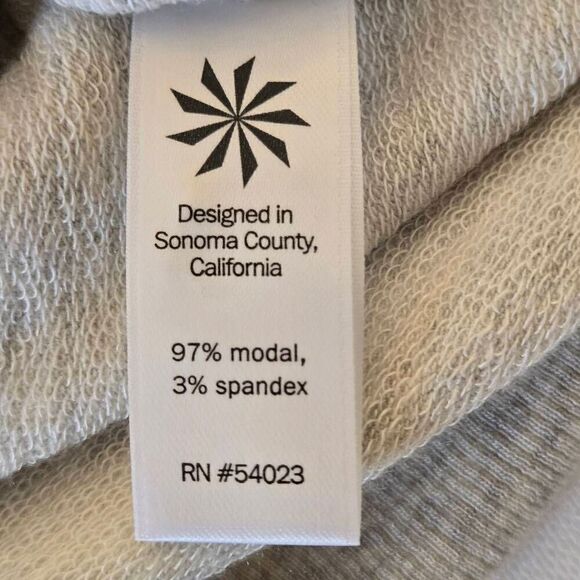 Athleta Womens Cross Hem Sleeveless Stretch Carefree Tee Dress Light Gray Small - Picture 10 of 13